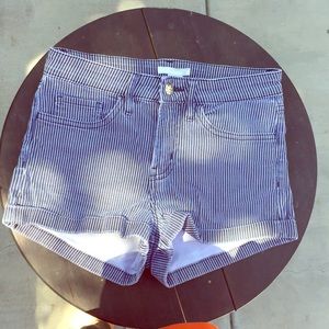 H&M striped shorts.